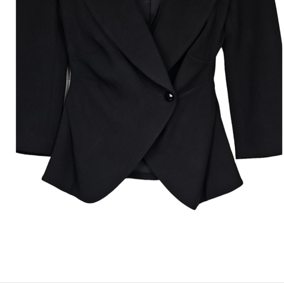 Wilfred Selina Blazer Peplum Single Button Black Size 00 - Picture 9 of 16